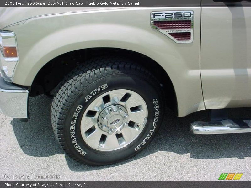 Pueblo Gold Metallic / Camel 2008 Ford F250 Super Duty XLT Crew Cab