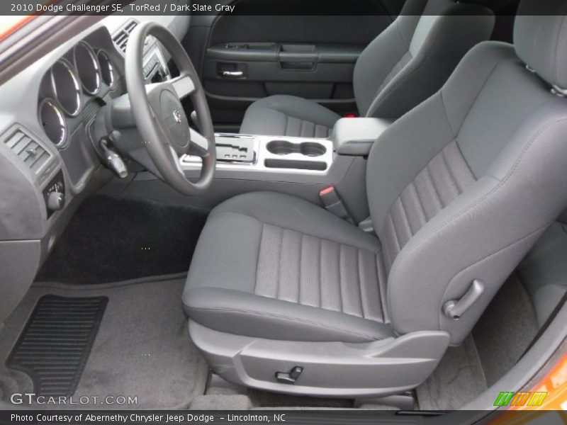 TorRed / Dark Slate Gray 2010 Dodge Challenger SE