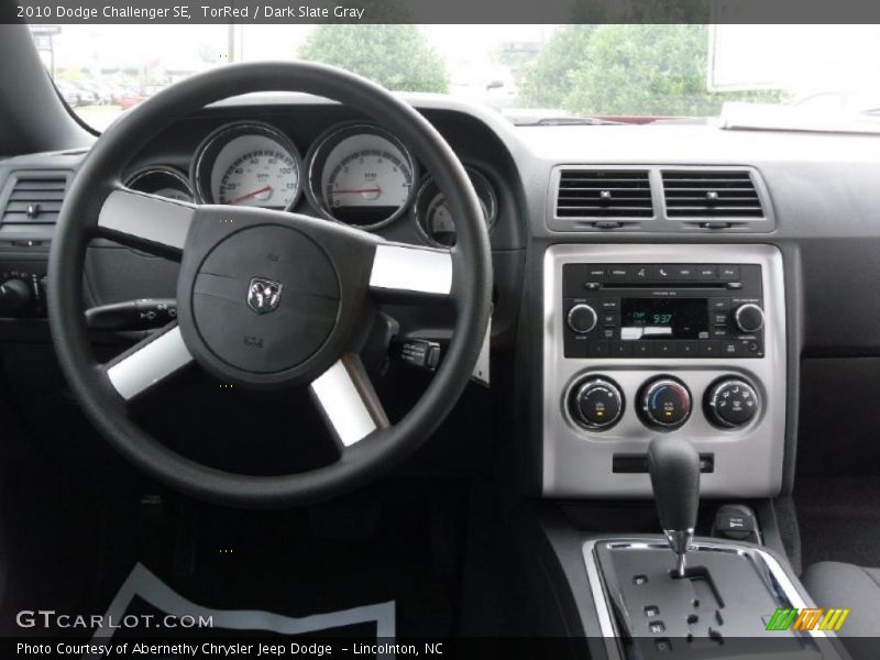TorRed / Dark Slate Gray 2010 Dodge Challenger SE