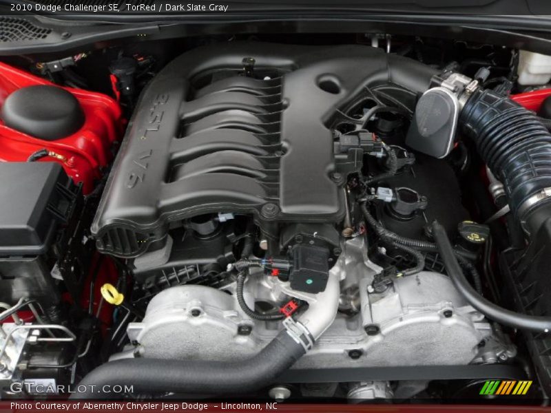 TorRed / Dark Slate Gray 2010 Dodge Challenger SE