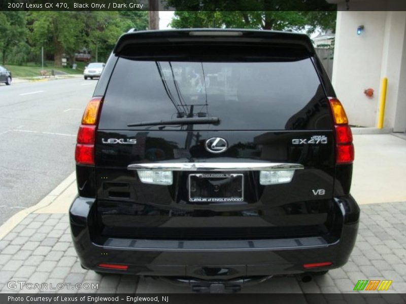 Black Onyx / Dark Gray 2007 Lexus GX 470