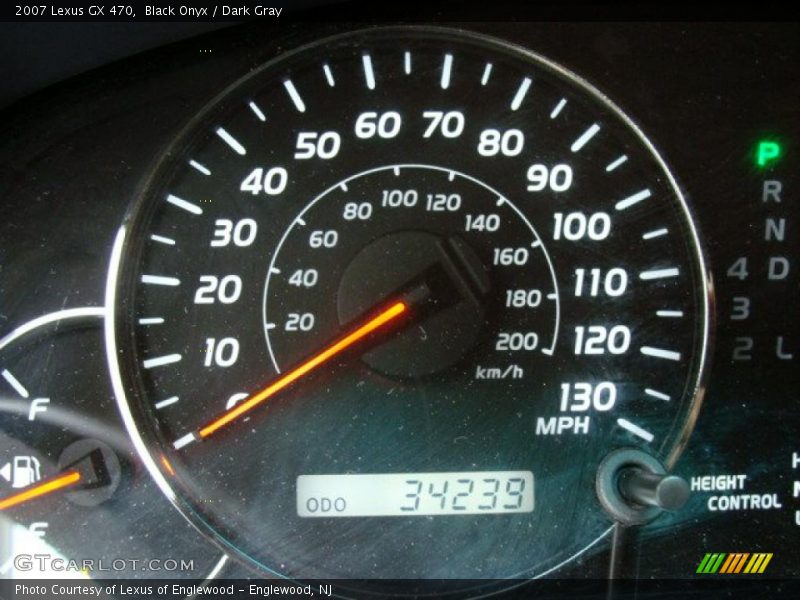 Black Onyx / Dark Gray 2007 Lexus GX 470