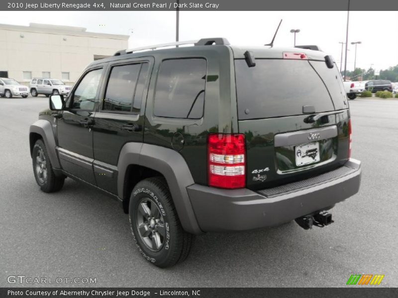 Natural Green Pearl / Dark Slate Gray 2010 Jeep Liberty Renegade 4x4
