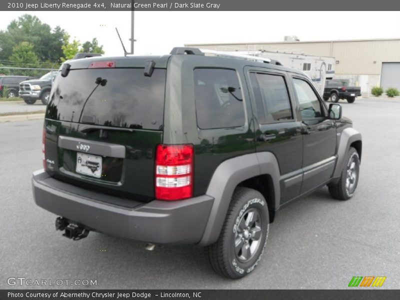 Natural Green Pearl / Dark Slate Gray 2010 Jeep Liberty Renegade 4x4