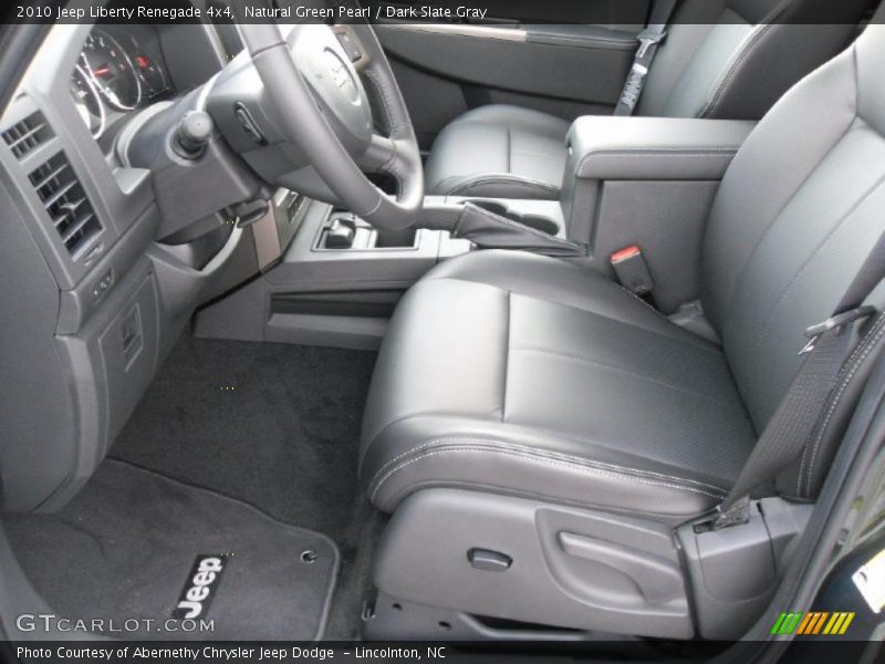 Natural Green Pearl / Dark Slate Gray 2010 Jeep Liberty Renegade 4x4