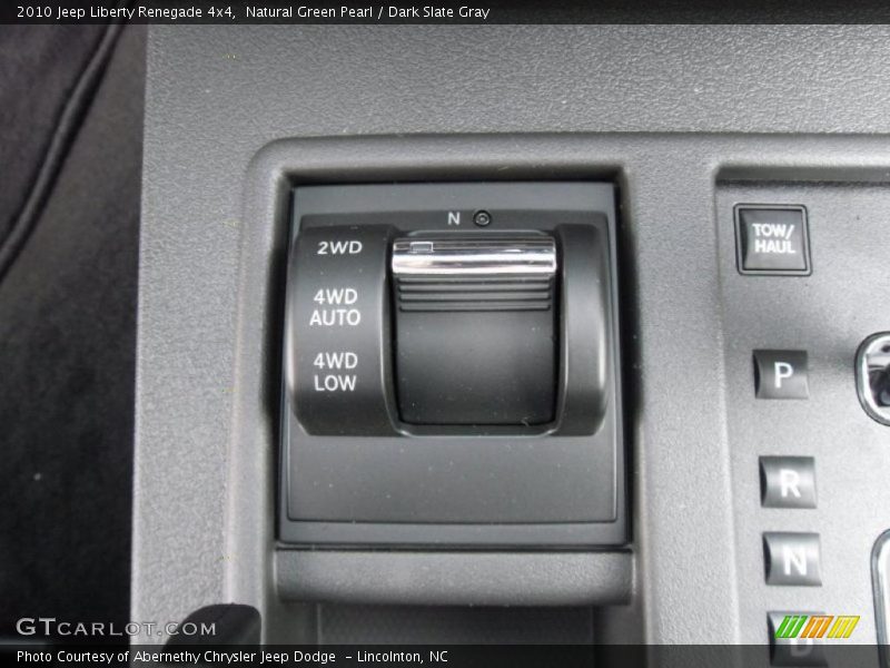 Natural Green Pearl / Dark Slate Gray 2010 Jeep Liberty Renegade 4x4