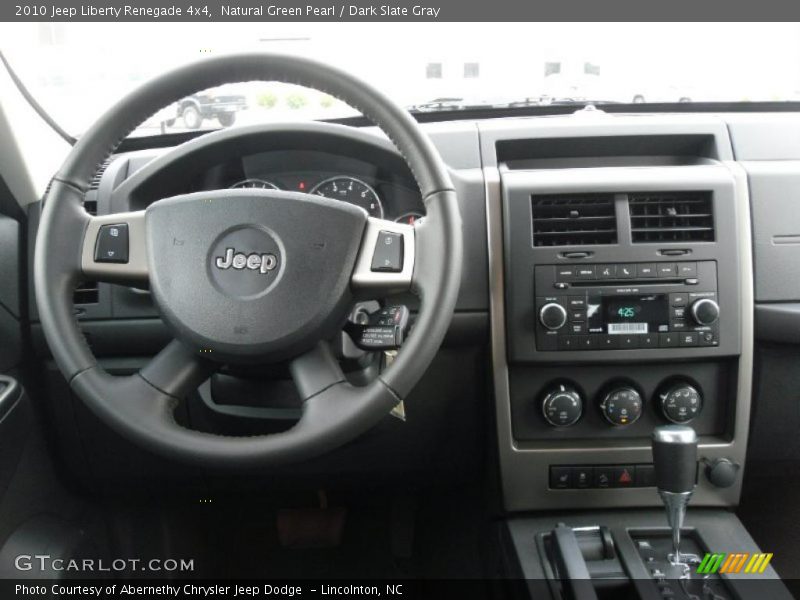 Natural Green Pearl / Dark Slate Gray 2010 Jeep Liberty Renegade 4x4