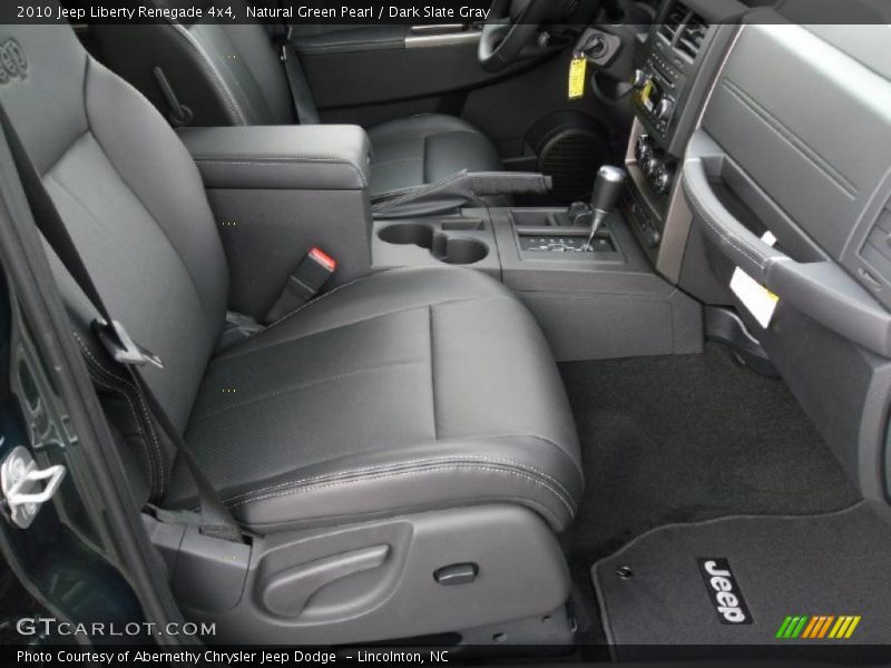 Natural Green Pearl / Dark Slate Gray 2010 Jeep Liberty Renegade 4x4