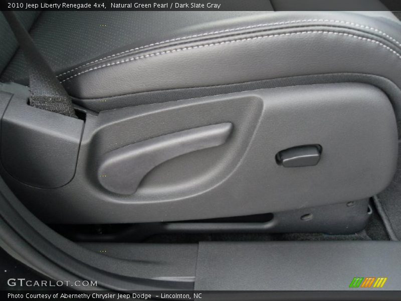 Natural Green Pearl / Dark Slate Gray 2010 Jeep Liberty Renegade 4x4