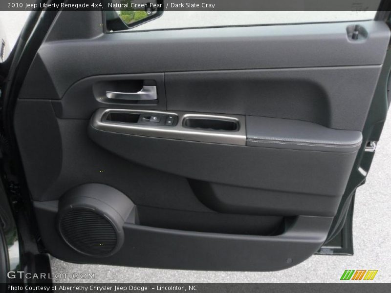 Natural Green Pearl / Dark Slate Gray 2010 Jeep Liberty Renegade 4x4