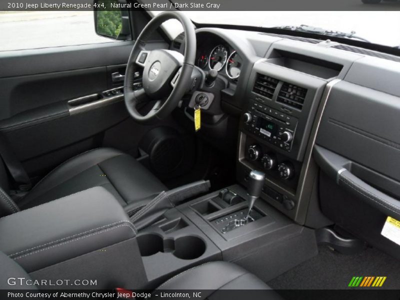 Natural Green Pearl / Dark Slate Gray 2010 Jeep Liberty Renegade 4x4