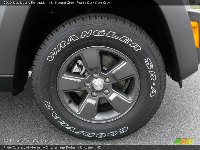 Natural Green Pearl / Dark Slate Gray 2010 Jeep Liberty Renegade 4x4