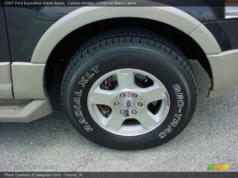 Carbon Metallic / Charcoal Black/Camel 2007 Ford Expedition Eddie Bauer