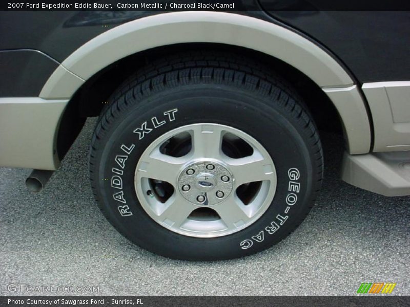 Carbon Metallic / Charcoal Black/Camel 2007 Ford Expedition Eddie Bauer
