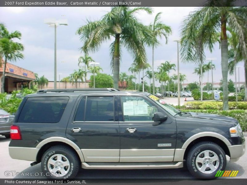 Carbon Metallic / Charcoal Black/Camel 2007 Ford Expedition Eddie Bauer