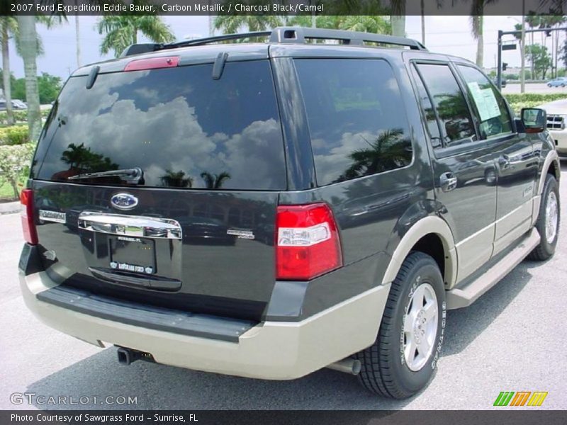 Carbon Metallic / Charcoal Black/Camel 2007 Ford Expedition Eddie Bauer