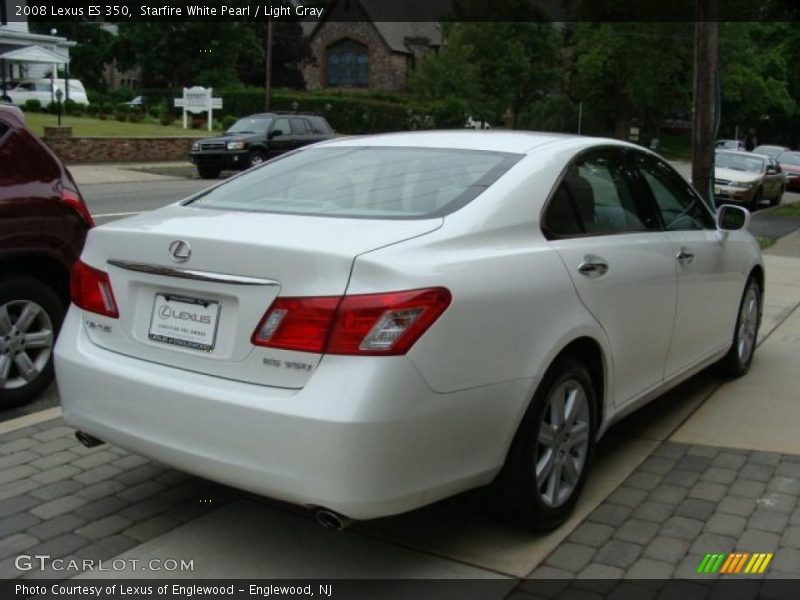 Starfire White Pearl / Light Gray 2008 Lexus ES 350
