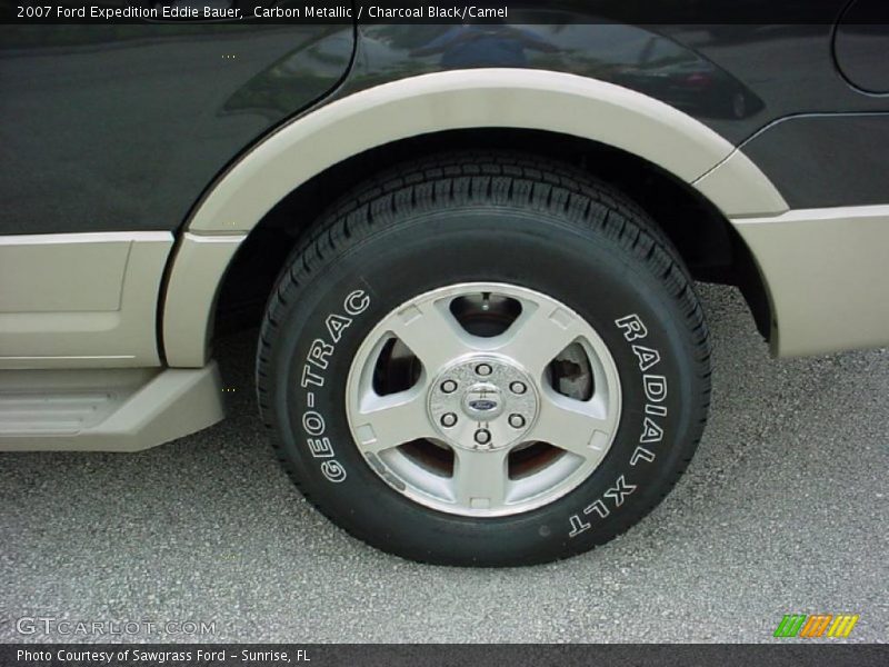 Carbon Metallic / Charcoal Black/Camel 2007 Ford Expedition Eddie Bauer
