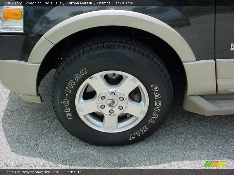 Carbon Metallic / Charcoal Black/Camel 2007 Ford Expedition Eddie Bauer