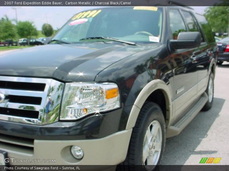 Carbon Metallic / Charcoal Black/Camel 2007 Ford Expedition Eddie Bauer