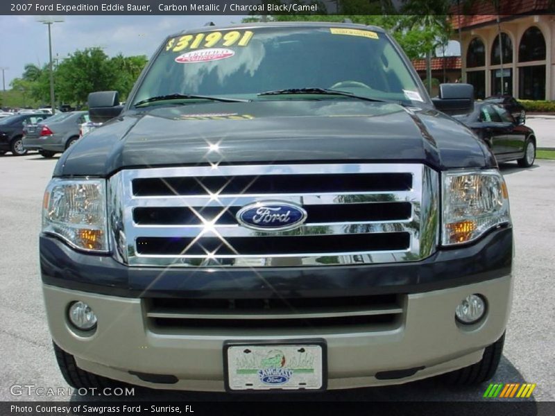 Carbon Metallic / Charcoal Black/Camel 2007 Ford Expedition Eddie Bauer
