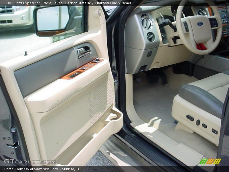 Carbon Metallic / Charcoal Black/Camel 2007 Ford Expedition Eddie Bauer