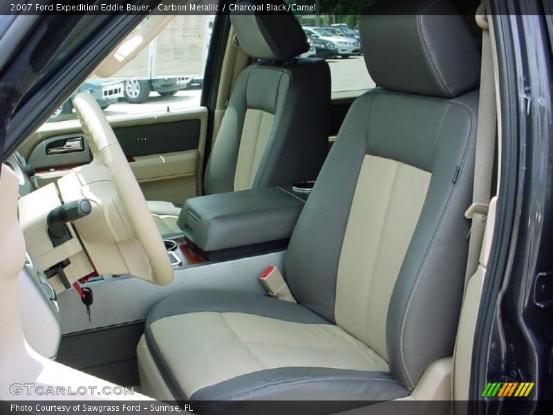 Carbon Metallic / Charcoal Black/Camel 2007 Ford Expedition Eddie Bauer