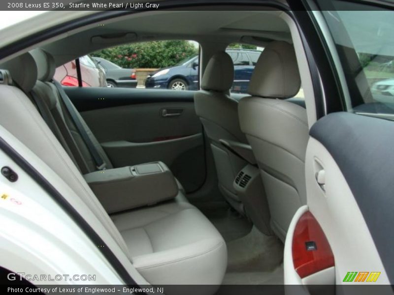 Starfire White Pearl / Light Gray 2008 Lexus ES 350