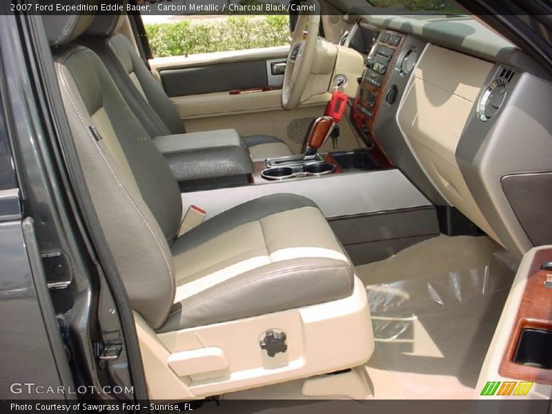 Carbon Metallic / Charcoal Black/Camel 2007 Ford Expedition Eddie Bauer