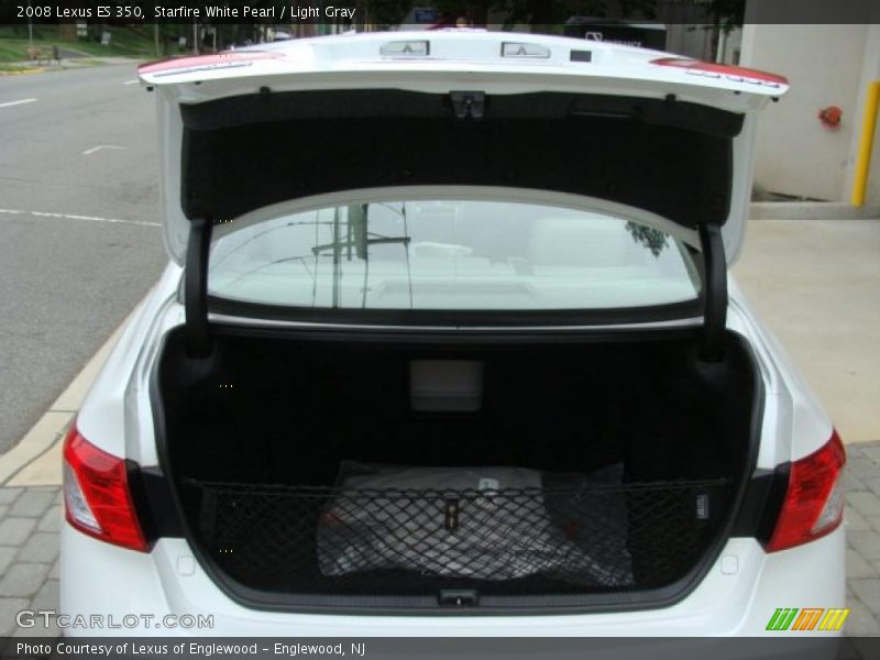 Starfire White Pearl / Light Gray 2008 Lexus ES 350