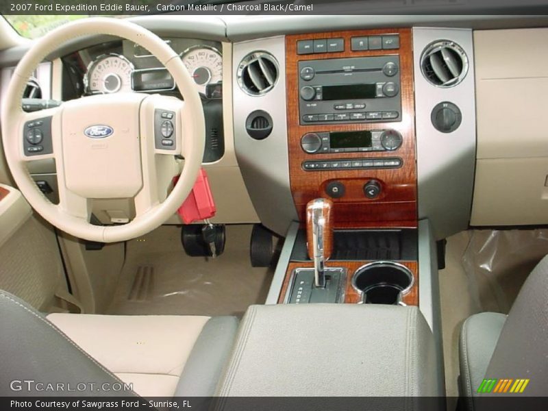 Carbon Metallic / Charcoal Black/Camel 2007 Ford Expedition Eddie Bauer