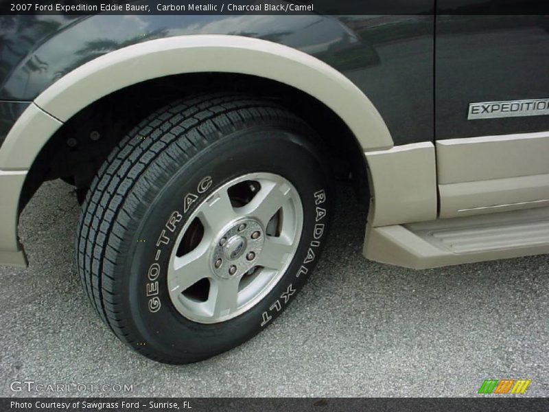 Carbon Metallic / Charcoal Black/Camel 2007 Ford Expedition Eddie Bauer