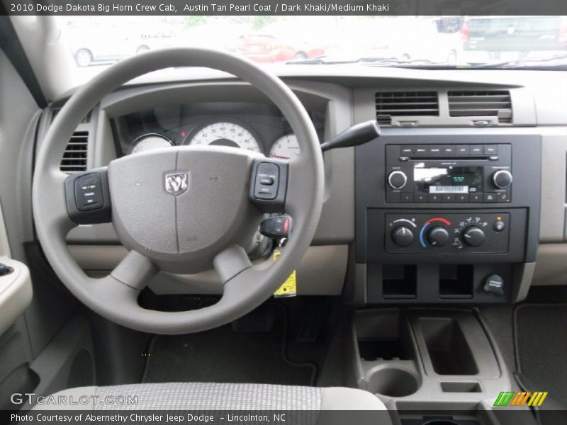 Austin Tan Pearl Coat / Dark Khaki/Medium Khaki 2010 Dodge Dakota Big Horn Crew Cab