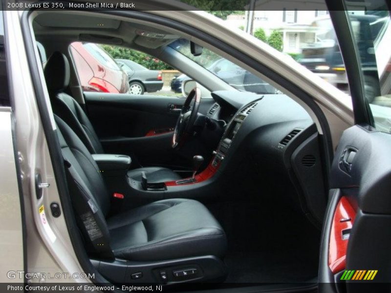 Moon Shell Mica / Black 2008 Lexus ES 350