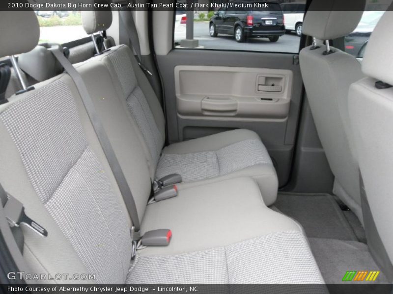 Austin Tan Pearl Coat / Dark Khaki/Medium Khaki 2010 Dodge Dakota Big Horn Crew Cab