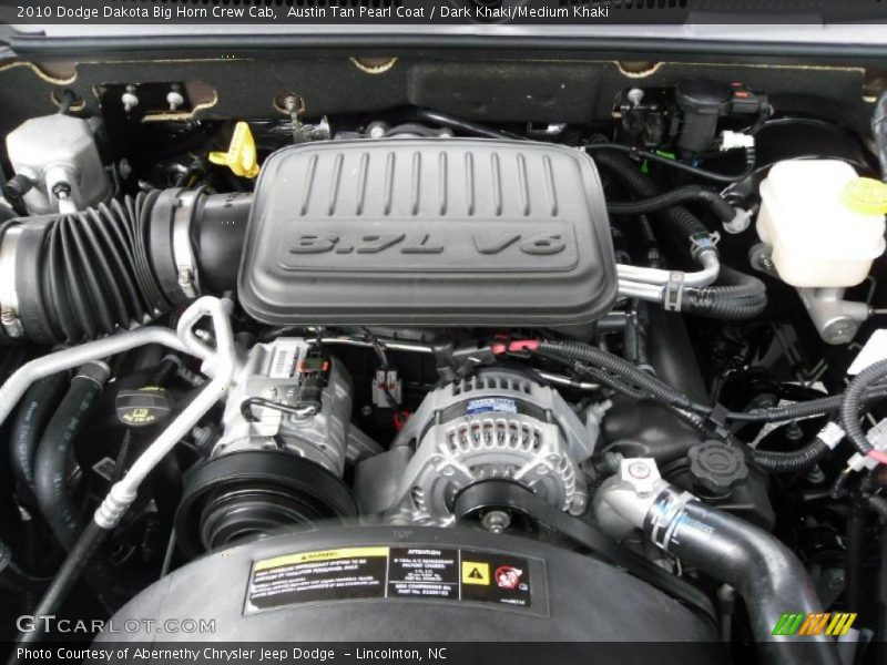 Austin Tan Pearl Coat / Dark Khaki/Medium Khaki 2010 Dodge Dakota Big Horn Crew Cab