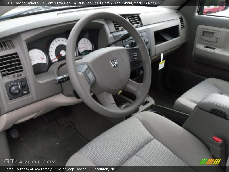 Austin Tan Pearl Coat / Dark Khaki/Medium Khaki 2010 Dodge Dakota Big Horn Crew Cab