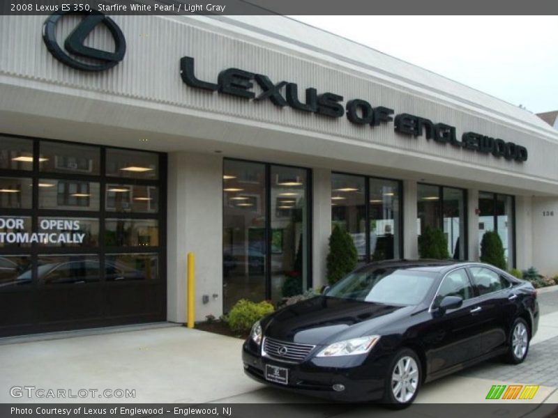 Starfire White Pearl / Light Gray 2008 Lexus ES 350