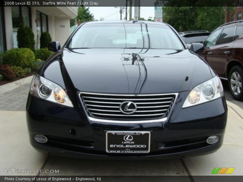 Starfire White Pearl / Light Gray 2008 Lexus ES 350