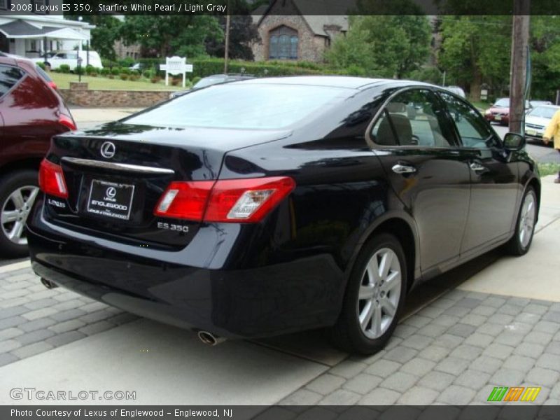 Starfire White Pearl / Light Gray 2008 Lexus ES 350