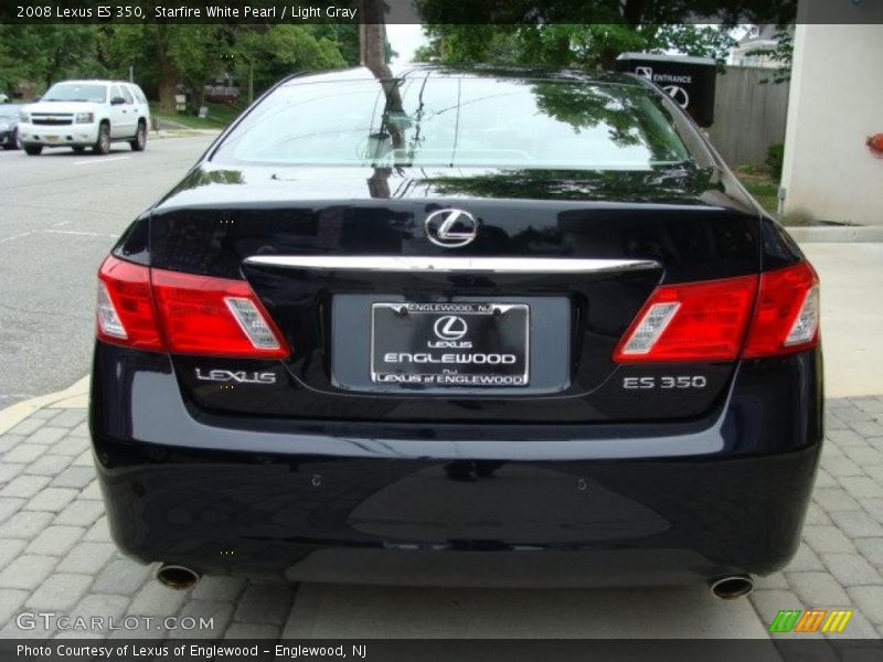 Starfire White Pearl / Light Gray 2008 Lexus ES 350
