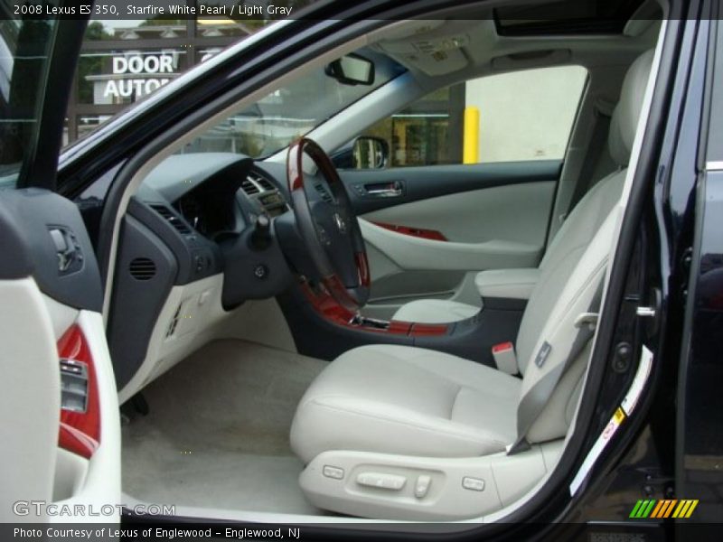 Starfire White Pearl / Light Gray 2008 Lexus ES 350