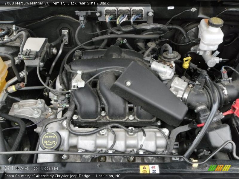 Black Pearl Slate / Black 2008 Mercury Mariner V6 Premier