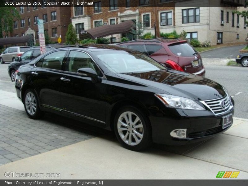 Obsidian Black / Parchment 2010 Lexus ES 350