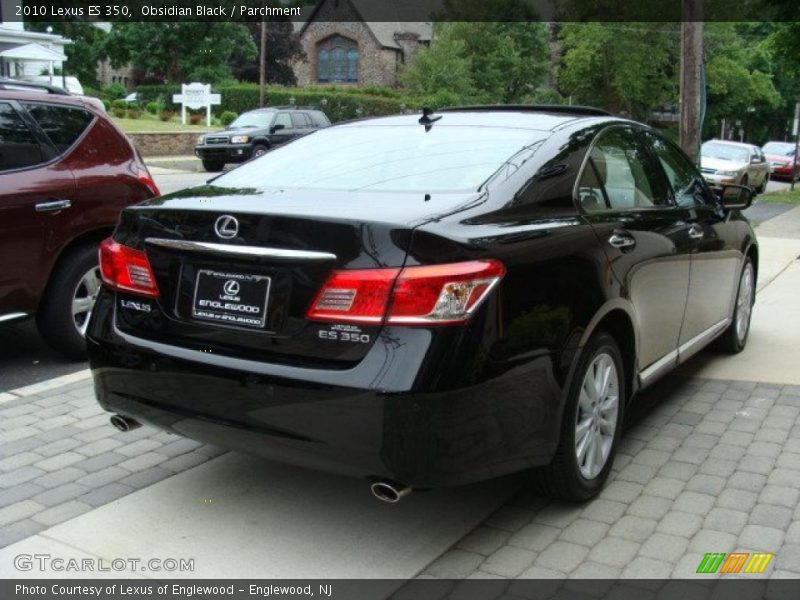 Obsidian Black / Parchment 2010 Lexus ES 350