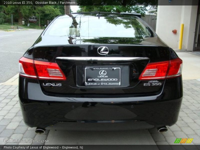 Obsidian Black / Parchment 2010 Lexus ES 350