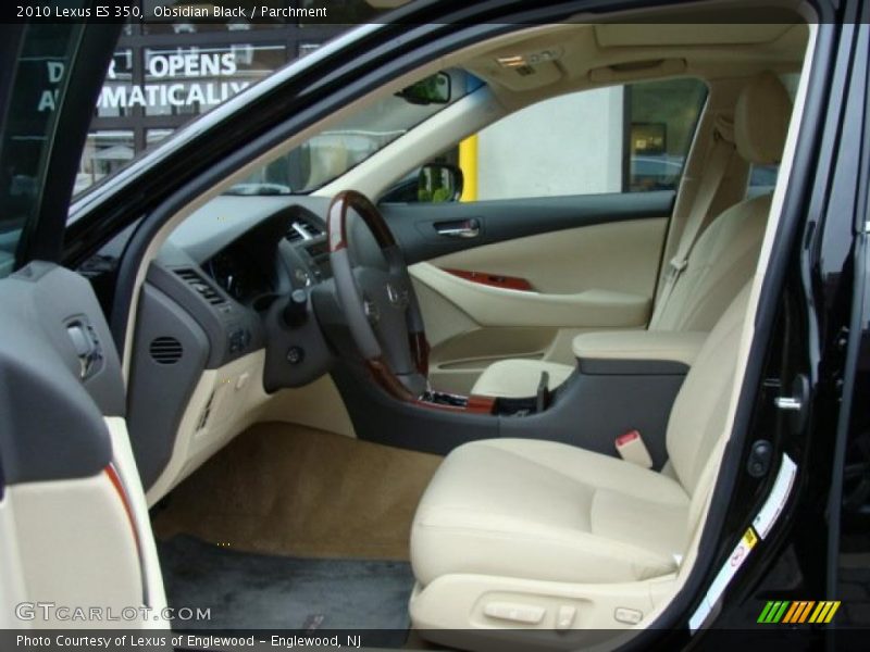 Obsidian Black / Parchment 2010 Lexus ES 350