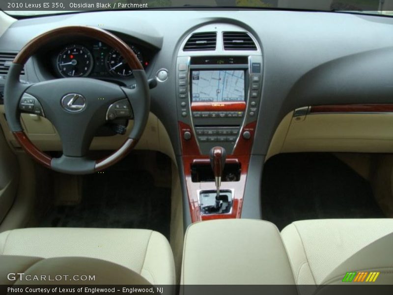 Obsidian Black / Parchment 2010 Lexus ES 350