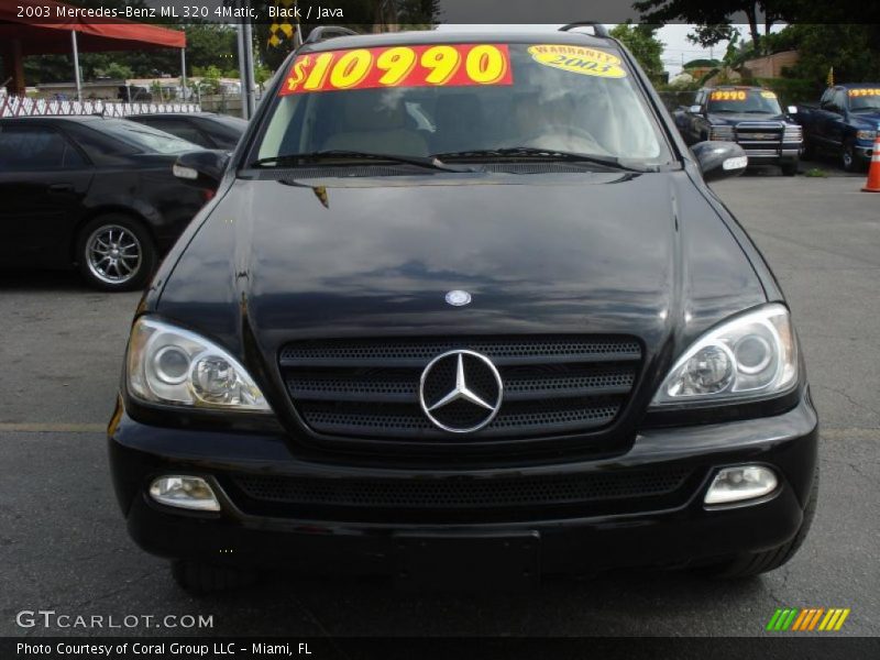 Black / Java 2003 Mercedes-Benz ML 320 4Matic