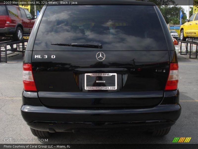 Black / Java 2003 Mercedes-Benz ML 320 4Matic
